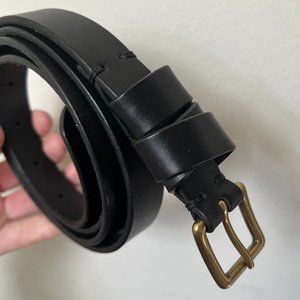 Madewell Black Leather Belt